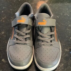 Puma Gray Kids Shoes